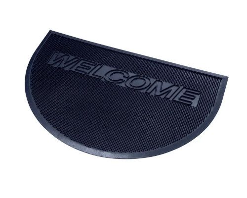 Коврик бытовой резиновый овал Welcome (90х60х1) "ПС" Чорний h