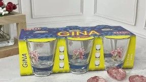 Набор стопок 50мл*6шт "Gina" Цветок "HL" h