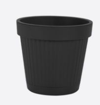 Горшок д/цв. "Рим" 2.3л "Dunya Plastik" Антрацит h