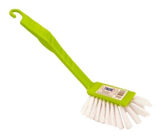 Щетка с ручкой для мытья посуды и раковины "Пальмовый лист" "ZAMBAK plastik" h