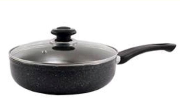 Сковорода d.26 скл/кр /FPN-261 D  NON-STICK  Чорна IN