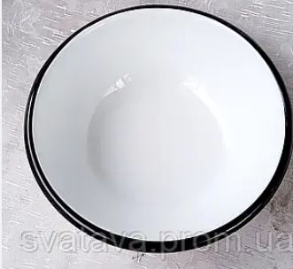Миска эмаль 1.5л микс деколь НМТЗ Молочний h