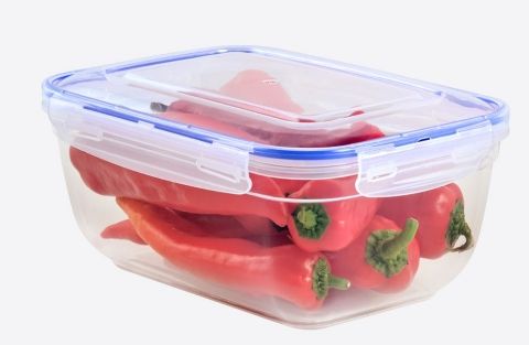 Контейнер для пищ. продуктов с зажимами гермет. прямоугольн. 4000мл "Dunya h