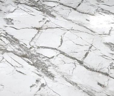 Клеенка настольная ПВХ "Жидкое стекло" 0.60х20м т.0.6мм Серебристо-бел мрамор НТМ Непрзорий h