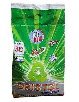 Средство для стирки сухой "Bristol Universal" 3кг  Concentrat "ICE Blik" h