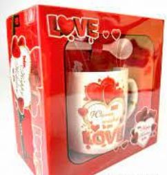 Набір кухлів із 2-х 300гр фарфор LOVE, арт. 445-14 (шт) sk