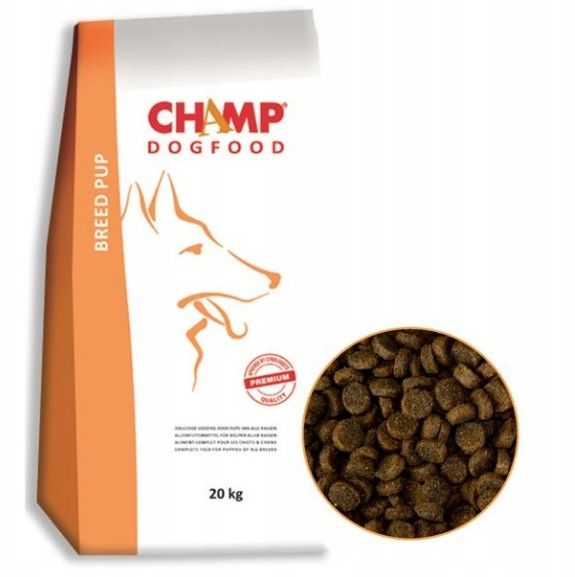 Premium Breed Pup 20 kg (Повнораціонне харчування для цуценят усіх порід) Champ