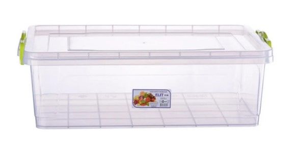 Контейнер для пищ.продуктов с зажимом (плоский) 12,5л "Ал" быт h
