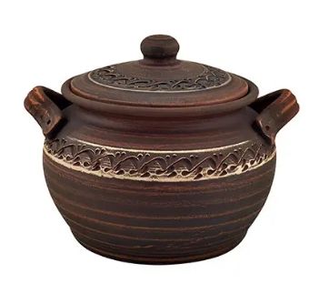 Супник 2,5л гонч ангоб з ручками (шт) sk
