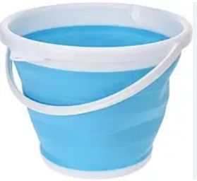 Відро складане силіконове 5 л blue K