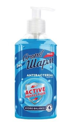 Мило туалетне антибактеріальне рідке ANTIBACTERIAL 500 мл (пляшка) Синій K