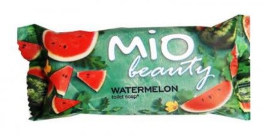Мило туалетне косметичне тверде Mio Beauty Кавун 125 г Зелений K