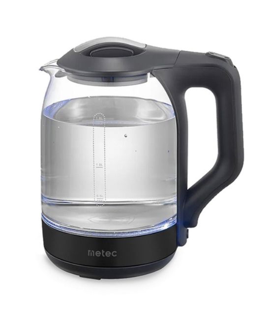 Електрочайник EK-01GB 1.8л, 1500Вт, корпус скло, чорний K