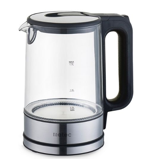 Електрочайник EK-02PWG 1.8л, 1850-2200Вт, корпус пластик, біло-сірий K