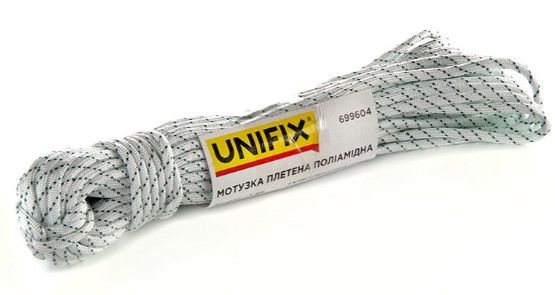 Мотузка плетена поліамідна (капронова) 5мм 20м K