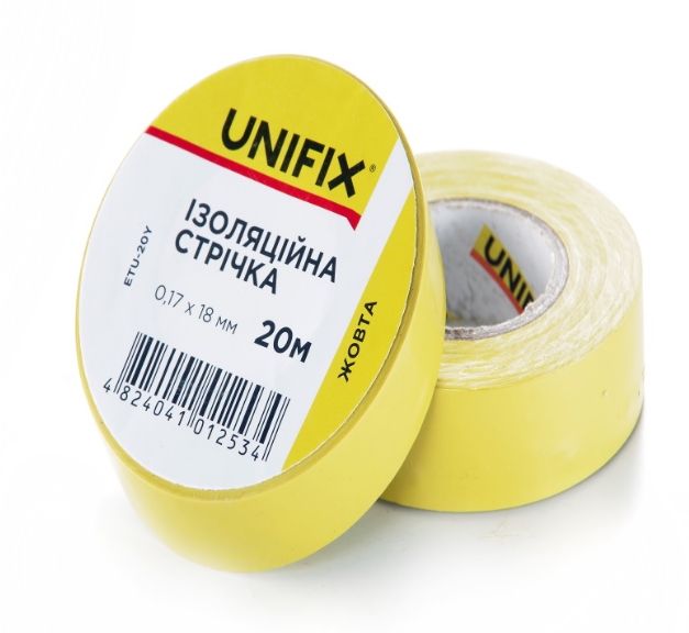 Ізоляцiйна стрiчка жовта 0.17х18 мм 10 м K