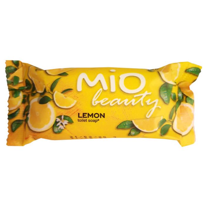 Мило туалетне косметичне тверде Mio Beauty Лимон 125 г Жовтий K