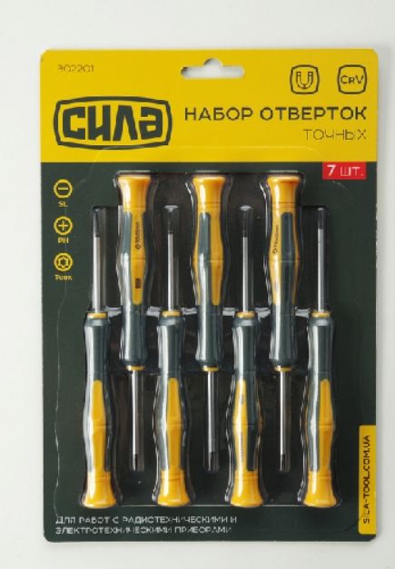 Набір викруток точних 7 шт CrV K