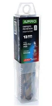Свердло по металу кобальтове HSS-Co/M35 O1.0мм (пач. 10шт.) PRO K
