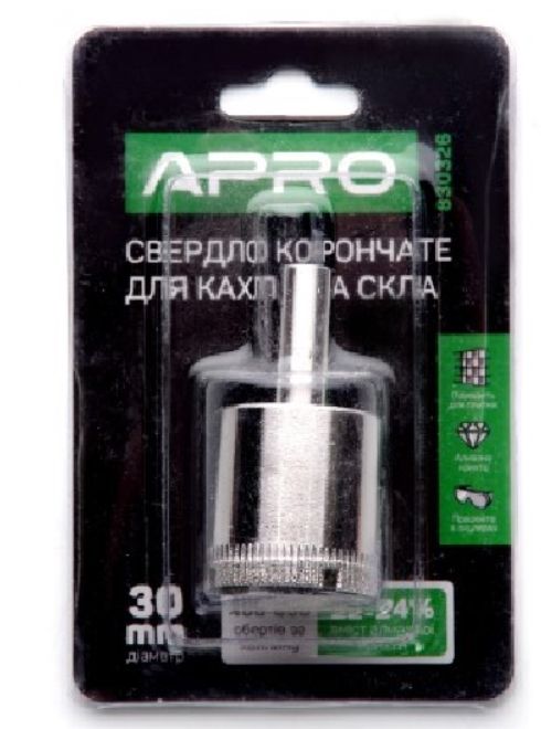 Свердло корончате трубчате з алмазним напиленням O4 мм ( 3 в пачке ) K