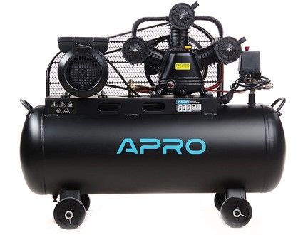 Компресор 3-циліндр. пасовий OFBD-100X 8 Бар 3.0 кВт 530 л/хв 100 л (2 крана) + Олива 0,8 л K
