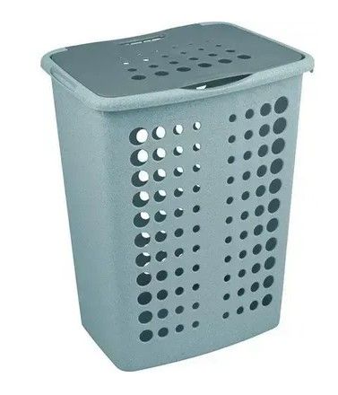 Корзина с крышкой 30x38x36см "Zambak Plastik" h