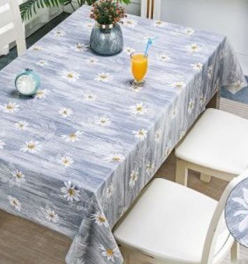 Клеенка ПВХ 3-слойн глянец на ткан.основе Glossy 1.37*20м "St" Ромашки h