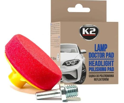 Губка для полировки фар K2 Lamp Doctor Pad 80 мм K