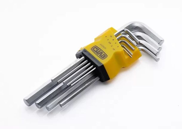 Набір торцевих ключів Torx довгих CrV 9 шт K