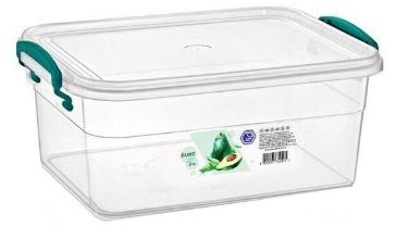Контейнер для пищ.продуктов с зажимом (квадрат.) 3.0л. "НП" h