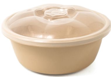 Миска/таз с крышкой 2,7л "Dunya plastik" h