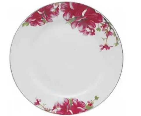 Тарелка стеклокерам 176мм 7" мелкая Sakura Flover "HOZLAND lux" h