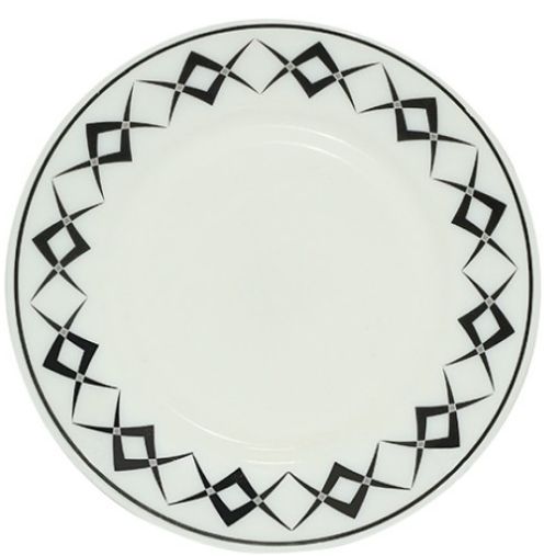 Тарелка стеклокерам 200мм 8" мелкая Ornament "HOZLAND lux" h