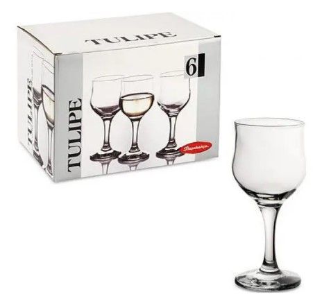 "Tulipe" 200мл вино 6шт стекло "Ph" h