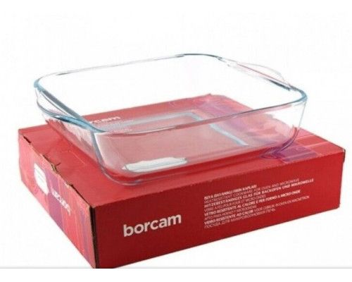 "Borcam" форма для запекания 25*22см стекло "Ph" h