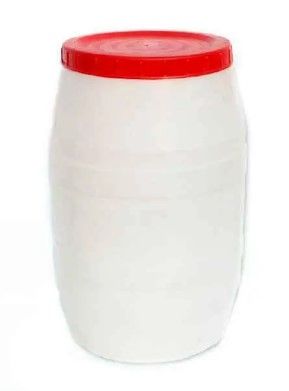 Бочка п/э пищ. 100л Ф460мм,h-730мм белая "К" Білий h