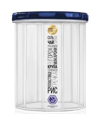 Ємність для сипучих 2,3л Peggy, арт. 0476 (шт) sk