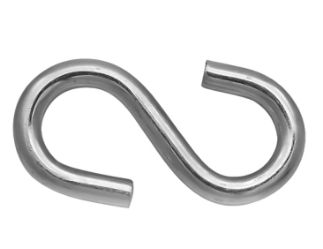 Гак S-подiбний  8 мм оц. (пач. 10 шт.) K