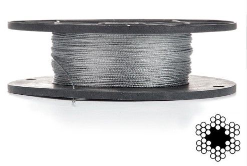 Трос оцинкований  2 мм DIN 3055 (6х7 + FC) 200 м K
