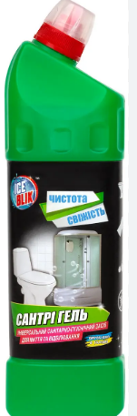 Универсальное санитарно-гигиеническое средство "САНТРИ-Гель" 1л "ICE BLIK" h