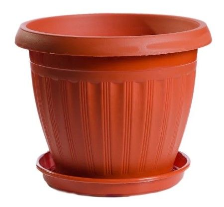 Горшок д/цв. с подст. "Ботаник" №102 (3,75л) "Irak Plastik" Мікс h