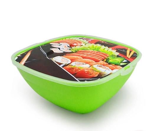Салатник "Весна" 1,5л з КРИШКОЮ T