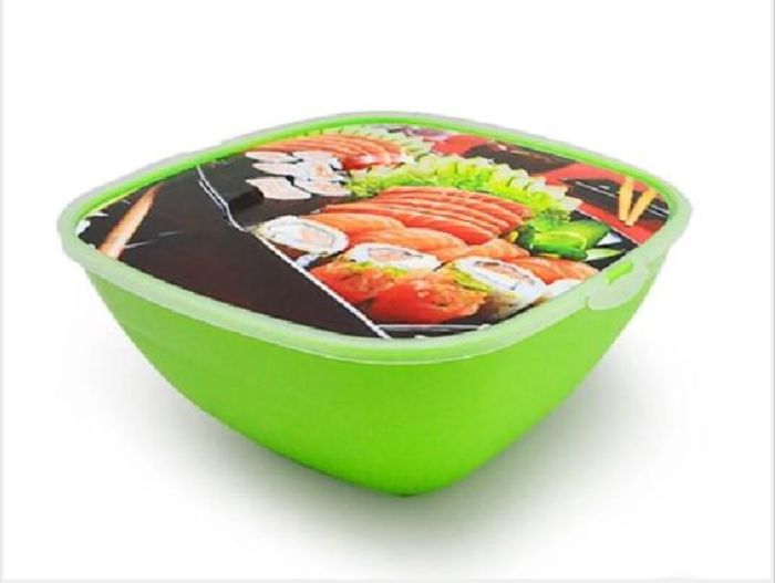 Салатник "Весна" 2,5л з КРИШКОЮ T