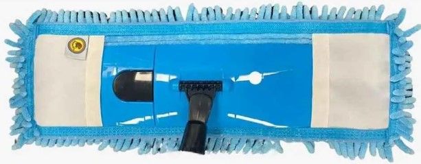 Швабра-полотер без ручки, насадка микрофибра, 50см "Zambak plastik" h
