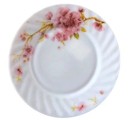 Тарелка стеклокерам 176мм 7" мелкая Sweet rose "HOZLAND lux" h