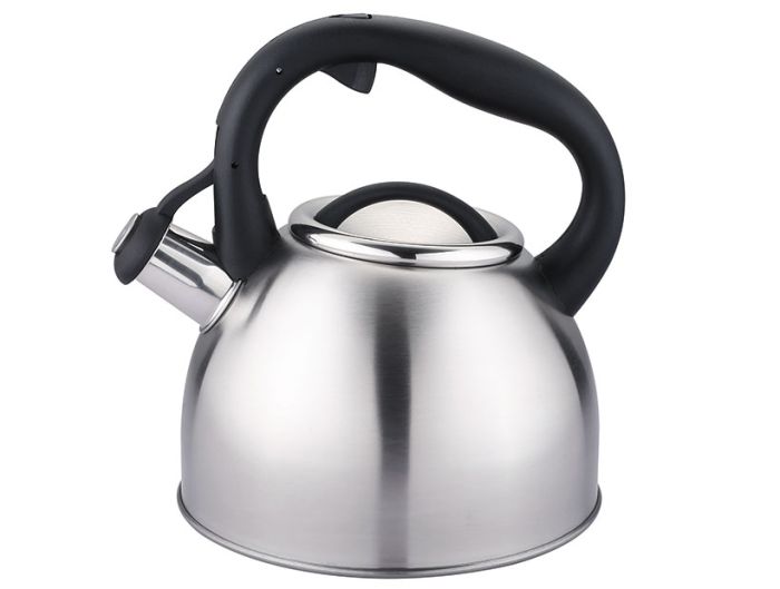 Чайн. нерж. 2,5 л зі св. ZB-K2.5 LB  мет.криш. чорна ручка IN