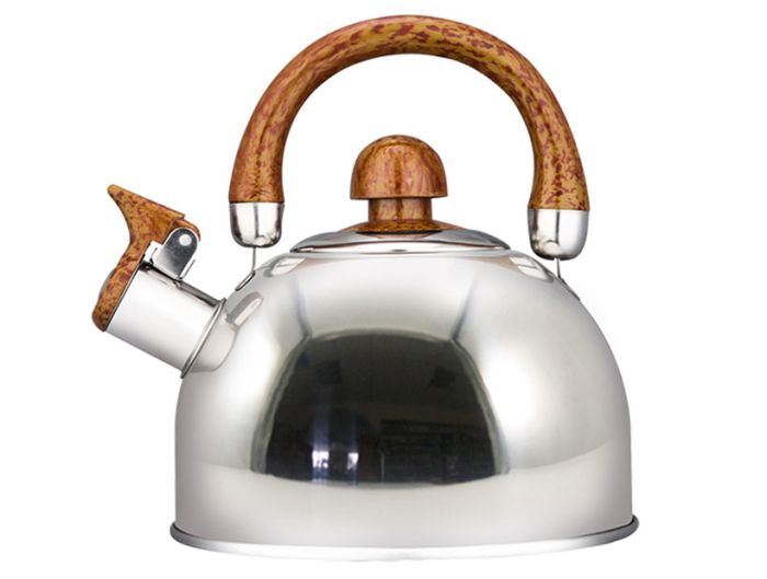 Чайн. нерж. 3,0 л зі св. ZB 001/3  нерж.криш.  кор. ручка Світлий IN