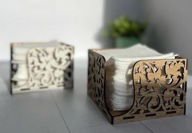Серветниця  ДЕРЕВО ШОКОЛАД"Мереживо" T