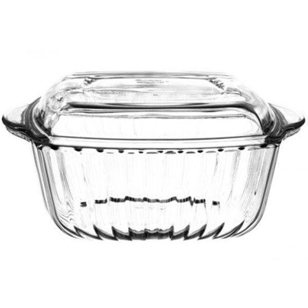 Каструля скляна Боркам 23*19 59029/1, арт. 59029 (шт) sk